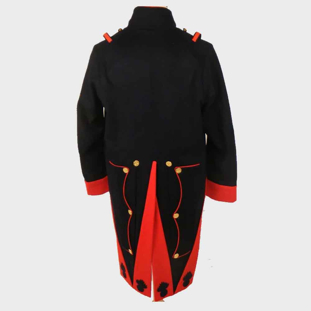 Mens Military Wool Especially grenadier on foot of the guard officer hussar jacket Mens hussar jacket