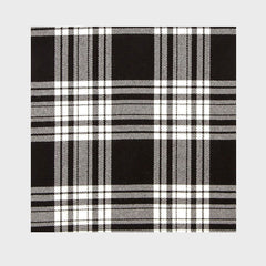 Menzies Black and White Tartan