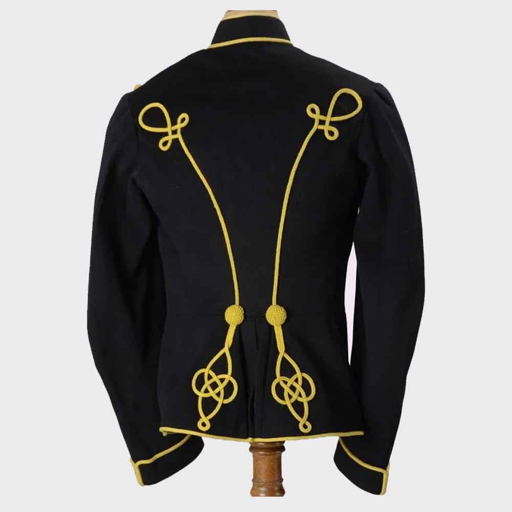 Military Mens Fashion Pre WWI  Military Hussars  jacket coat bradied hssar jacket