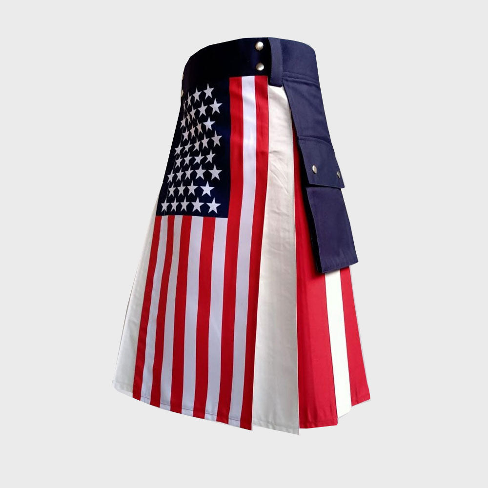 New American Flag Hybrid Utility Kilt