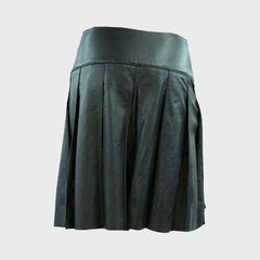 New Black Leather Kilt