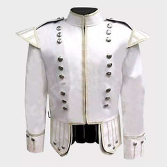 Piper Drummer White Doublet Jacket