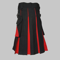 Red and Black Premium Hybrid Kilt