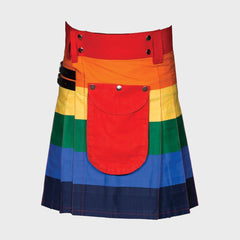 Pride Rainbow Hybrid Kilt