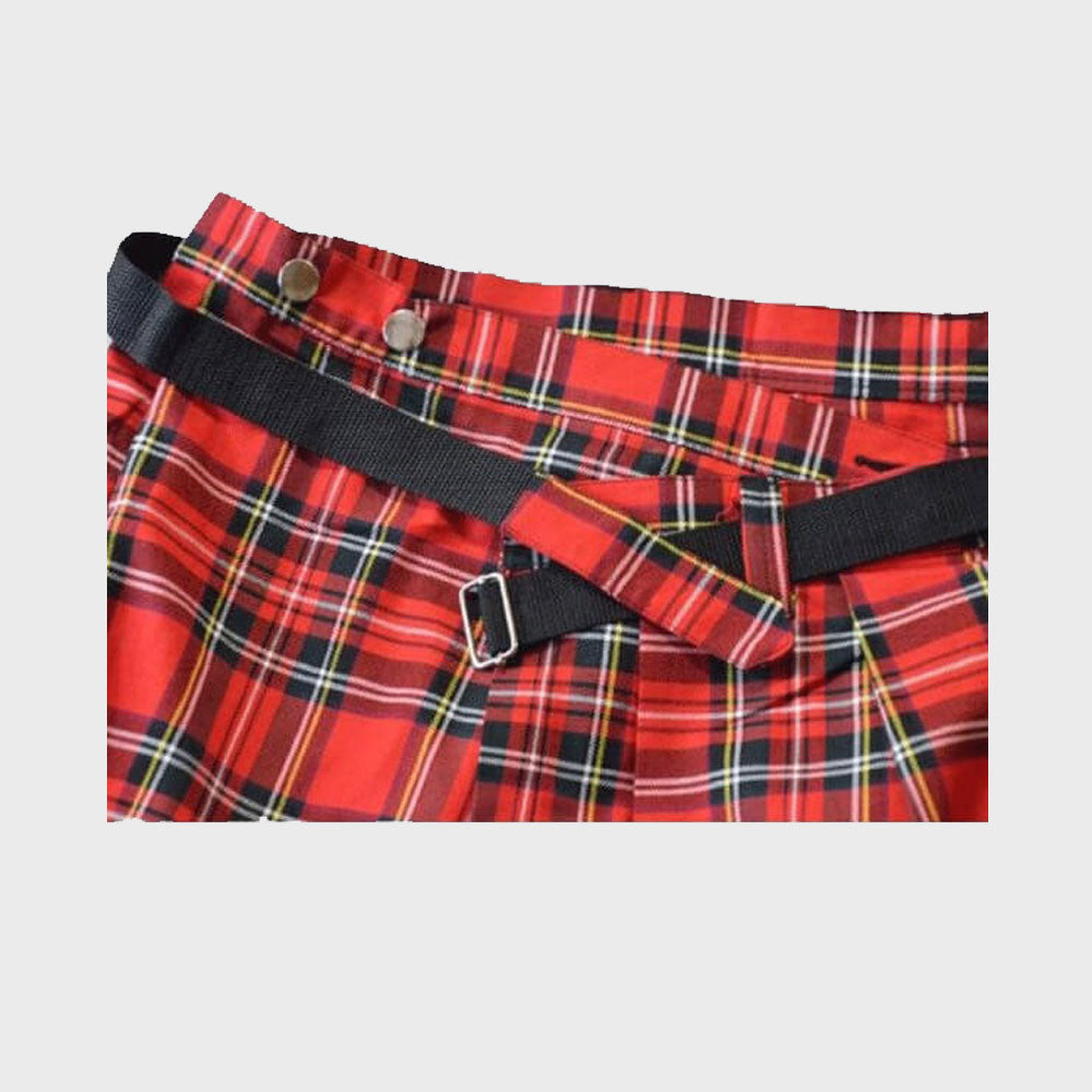 Schottenrock Kilt - Tartan Rot