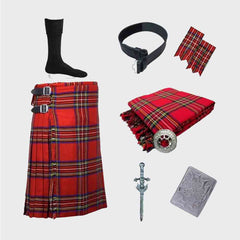 Scottish Handmade Tartans Wedding Outfit Kilt for Men