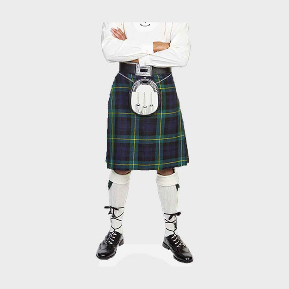 WHITE JACOBITE GHILLIE CASUAL KILT OUTFIT