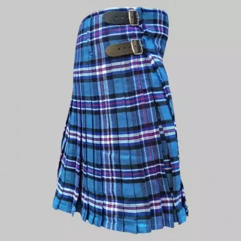 Men Scottish Traditional Highland Dress Utility Kilt Pleated Tartan Wrap Skirts