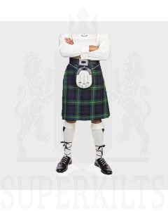 WHITE JACOBITE GHILLIE CASUAL KILT OUTFIT