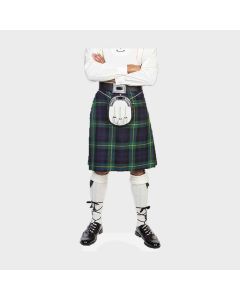 WHITE JACOBITE GHILLIE CASUAL KILT OUTFIT